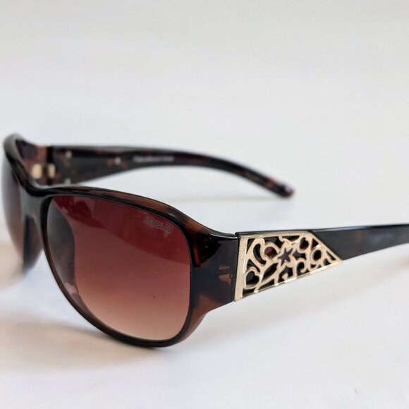 NWT True Vintage 90's Women Fashion Designer Sunglasses (D. Tortoise) - Picture 3 of 5